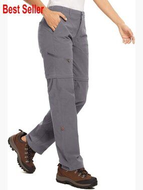 Women's Convertible Zip Off Hiking Pants Quick Dry Lightweight Outdoor